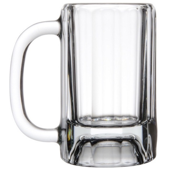 Set of 6 Glass Beer Mugs - Picture 4 of 5